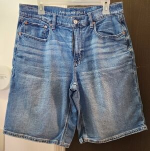 American Eagle Outfitters Baggy Blue Jean Shorts